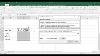 Excel  3 Avancé  Cours Fonction Date JOURSEM [upl. by Survance780]