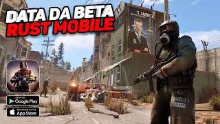 SAIU A DATA DA BETA GLOBAL DO RUST MOBILE [upl. by Anirtruc635]