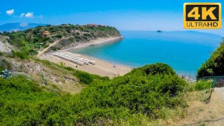 AI HELIS and AMMES beach in 4K Kefalonia [upl. by Sirromal439]