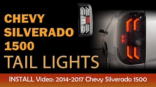 Winjet 20142017 Chevy Silverado LED Tail Light Installation CTWJ0383BC [upl. by Barnett764]