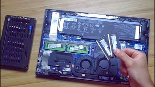 Upgrading RAM on HP Envy x360 Convertible [upl. by Irolam581]