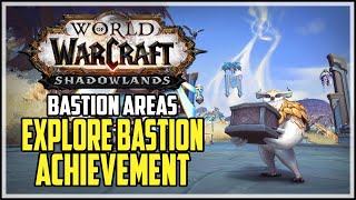 WoW Shadowlands Explore Bastion Achievement All Locations [upl. by Murton]