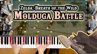 MOLDUGA BATTLE from Zelda Breath of the Wild Piano TutorialHow To PlaySheet MusicMIDI [upl. by Agna219]