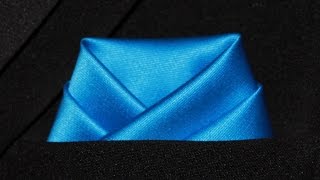 How To Fold a Pocket Square Scallop Fold [upl. by German784]