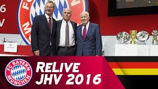 ReLive  FC Bayern Jahreshauptversammlung 2016 [upl. by Nilreb]