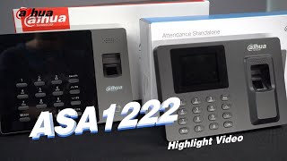 Dahua ASA1222 Standalone Attendance Terminal [upl. by Flannery]