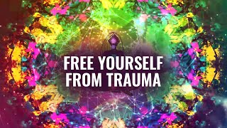 Trauma Healing Frequency Release Trauma From Body with Meditation Music [upl. by Eikcim]