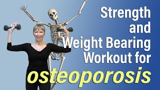 Strength and Weight Bearing Workout for Bone Density Osteoporosis [upl. by Terrance525]