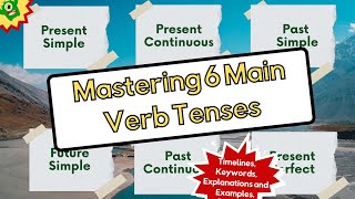 Verb Tenses Present Simple Present Continuous Past Simple Present Perfect and more [upl. by Alled749]