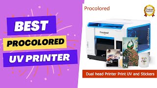 Procolored Flatbed UV DTF Printer [upl. by Nnayd]