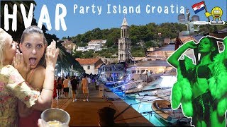 HVAR CROATIA NIGHTLIFE š‡­š‡· Bar Hop Tour Carpe Diem Beach Club [upl. by Stearn745]