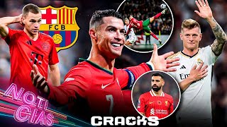 ¡GOLAZO de CR7  Bayern teme al Barça  ¿Vuelve KROOS  Soprende SALAH  FALSO lo de Davies [upl. by Wootten]