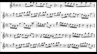 Vivaldi Largo Winter from The Four Season violin sheet music [upl. by Richelle279]