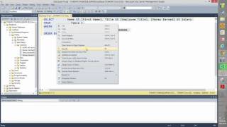 How to use The SQL Query Designer [upl. by Newbold]