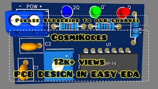 BEGINNERS PCB DESIGN USING EASY EDA [upl. by Ludovico]