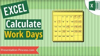 How to Calculate Work Days in Excel Exclude Holidays amp Weekends [upl. by Ogirdor]