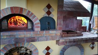 Costruzione Forno a Legna e Barbecue dell Etna [upl. by Burnaby]