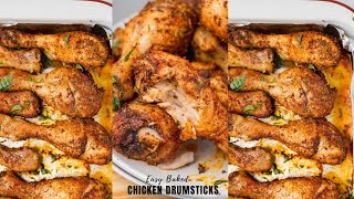 Easy Baked Chicken Drumsticks [upl. by Yboc]