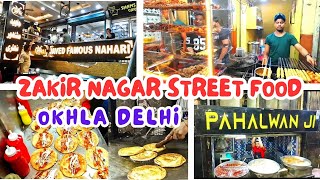 Zakir Nagar Street Food  Zakir Nagar Okhla Delhi  Walking Vlog Zakir Nagar  Street Food Okhla [upl. by Colton]