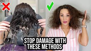 How to Detangle Curly Hair Properly  Detangling 101 [upl. by Anuat]