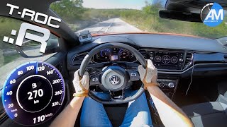 VW TRoc R 300hp  0100 kmh acceleration🏁 [upl. by Lennie]