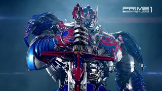 Prime1Studio Optimus Prime Transformers The Last Knight Statue [upl. by Eemla]