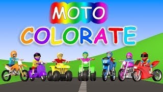 Moto Colorate  AlexKidsTV [upl. by Phedra69]