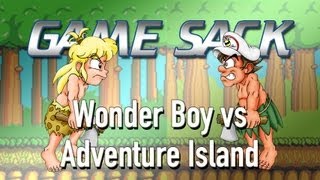 Wonder Boy vs Adventure Island  Review  Game Sack [upl. by Haleehs275]