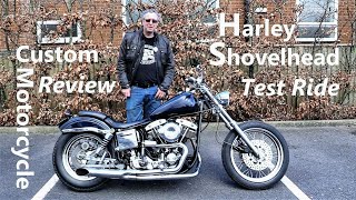 Harley Davidson Shovelhead  Review amp Test Ride [upl. by Oicram]