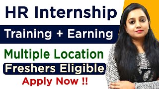 HR Internship  HR Jobs  Any Graduate Can Apply  HR Intern  Hr Internship Training  Internship [upl. by Obellia474]