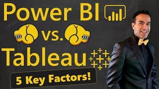 Power BI vs Tableau 🔥 5 Factors to Choose a Winner [upl. by Terza]