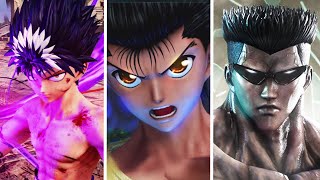 All Yu Yu Hakusho Characters Special Attacks amp Awakenings  JUMP FORCE [upl. by Gnim587]