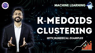 Kmedoids Clustering with Numerical Example  Machine Learning [upl. by Mackler]