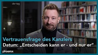 Datum der Vertrauensfrage Einschätzungen von Verfassungsrechtler Prof Alexander Thiele  111124 [upl. by Bate204]