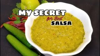 MY SECRET For BEST SALSA VERDE  TOMATILLO Salsa Taquera ❤ [upl. by Oicneconi]