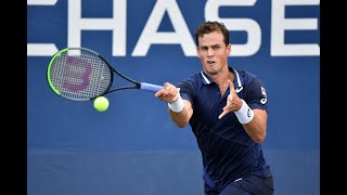 Vasek Pospisil vs Philipp Kohlschreiber  US Open 2020 Round 1 [upl. by Enneite]