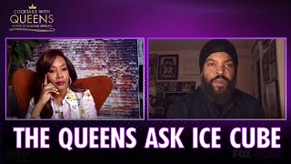 The Queens Ask Ice Cube About Black Women in The Contract  Cocktails with Queens [upl. by Rodie]