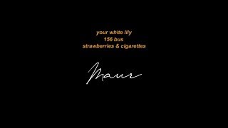 strawberries amp cigarettes  w lyrics   markmin [upl. by Laeira]