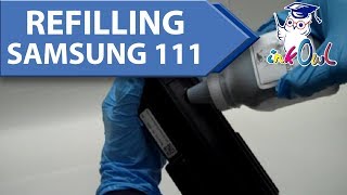 How to Refill SAMSUNG MLTD111S 111S Toner Cartridges for M2020 M2070 [upl. by Aikar]