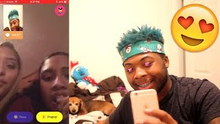 FACETIMING BADDIES ON MONKEY APP [upl. by Garwin497]