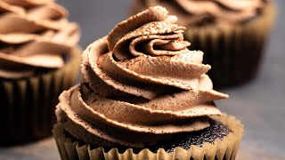 Chocolate Whipped Cream Frosting 5 Minute Recipe [upl. by Nuahsak]