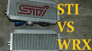 STI vs WRX intercooler [upl. by Assej]