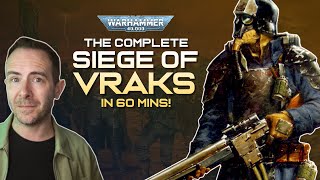 THE SIEGE OF VRAKS in 60 mins with Moving Maps  Warhammer 40k Lore [upl. by Diandre]