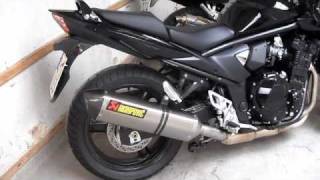 Akrapovic Bandit GSF 650 2010 Sound [upl. by Yknip]