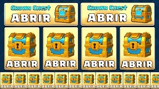 ABRINDO 5 BAÚS DE OURO  ENCONTRANDO CARTA ÉPICA  CLASH ROYALE [upl. by Petronella]