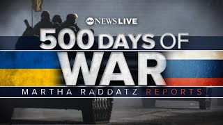 500 Days of War Martha Raddatz Reports  ABC News [upl. by Attelrac305]