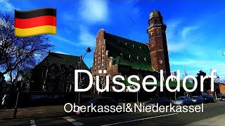 Düsseldorf  Oberkassel amp Niederkassel Germany NRW In 4K [upl. by Hoo]