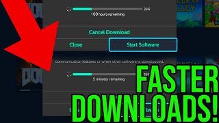 HOW TO FIX SLOW DOWNLOAD ON SWITCH INCREASE YOUUR DOWNLOAD SPEEDS NOW FASTER INTERNET 2024 [upl. by Lipski]