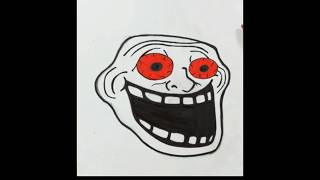 Troll face drawing shorts drawing viralvideos [upl. by Rubenstein417]