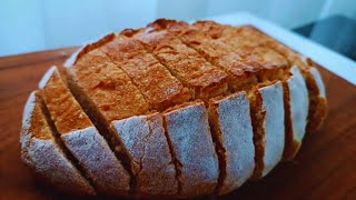 Simple and convenient bread recipe Crispy on the outside and soft on the inside [upl. by Cerell]